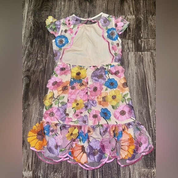 Giselle Embroidered Dress by Girls size 7 - Picture 3 of 5